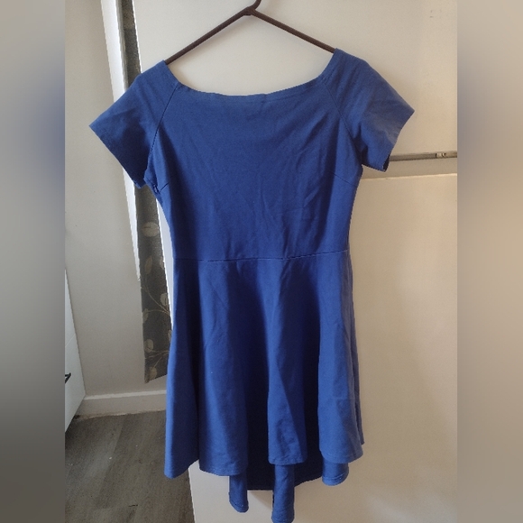 Sarin Mathews Dress Elegant Blue Midi Dress Size XXL.... - Picture 3 of 11